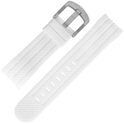 TW Steel Uhrenarmband TW94 Weiss Gummi 22mm