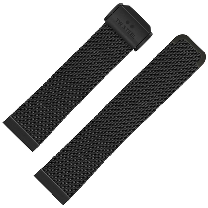 TW Steel Uhrenarmband Maverick MB33 MST3 Schwarz Mesh - 22mm