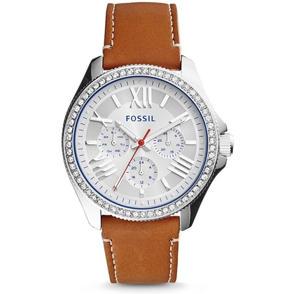 Fossil AM4623  Uhrenarmband Leder Braun