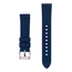 Gebogenes Ende Silikon Gummi Uhrenarmband Blau