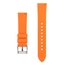 Gebogenes Ende Silikon Gummi Uhrenarmband Orange