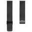 Milanaise Mesh Uhrenarmband 0.6 Fein Gewebter Stahl Schwarz