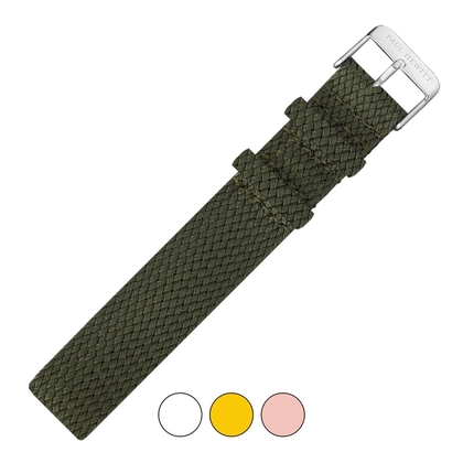 Paul Hewitt Perlon Uhrenarmband Grün 20mm