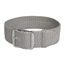 Perlon Gewobenes Uhrenarmband Grau