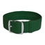 Perlon Gewobenes Uhrenarmband Dunkelgrün