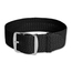 Perlon Gewobenes Uhrenarmband Schwarz