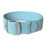 Perlon Gewobenes Uhrenarmband Hellblau