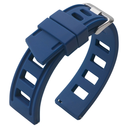 ISOfrane Style Uhrenarmband Silikon Gummi Blau