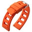 ISOfrane Style Uhrenarmband Silikon Gummi Orange