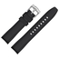 Gummi Uhrenarmband für MoonSwatch Schwarz
