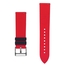 Silikon Gummi Uhrenarmband Schwarz Rot