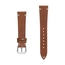 Oily Leather Vintage Leder V-Stitch Uhrenarmband Cognac