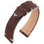 Wildleder Vintage Uhrenarmband V-Stitch Braun