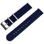 Marineblaues Canvas Like NATO Nylon Two Piece Uhrenarmband