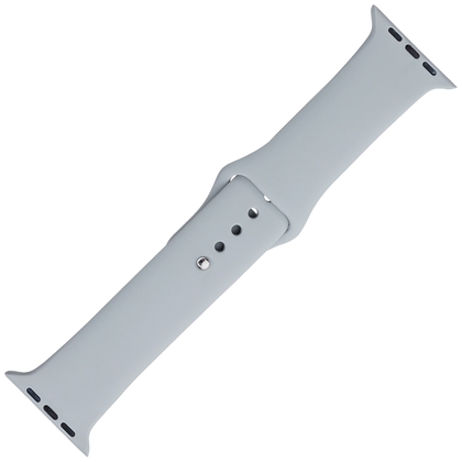 Apple Watch Uhrenarmband Gummi Grau