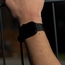 Apple Watch Two Piece NATO Nylon Uhrenarmband Schwarz