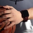 Apple Watch Two Piece NATO Nylon Uhrenarmband Weinrot