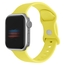 Apple Watch Uhrenarmband Gummi Hellgelb