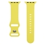 Apple Watch Uhrenarmband Gummi Hellgelb