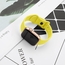 Apple Watch Uhrenarmband Gummi Hellgelb
