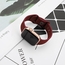 Apple Watch Uhrenarmband Gummi Dunkelrot