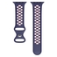Apple Watch Sportives Uhrenarmband Gummi Blau Rosa