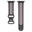 Apple Watch Sportives Uhrenarmband Gummi Schwarz Rosa