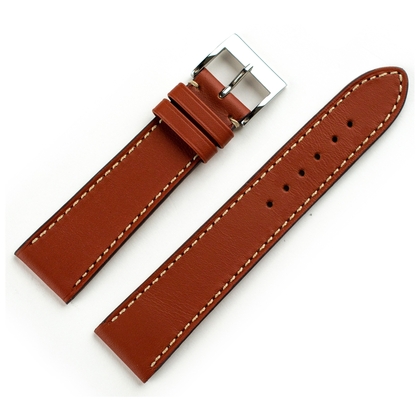 LIC Nappa Uhrenarmband Kalbsleder Cognac