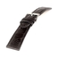 LIC Gallanto Uhrenarmband Straussenbein Leder Matt Dunkelbraun