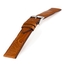 LIC Gallanto Uhrenarmband Straussenbein Leder Matt Hellbraun