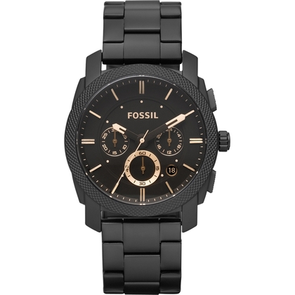 Fossil FS4682 Uhrenarmband Edelstahl Schwarz