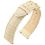 Hirsch Duke Uhrenarmband Alligatorgrain Beige