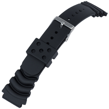 Typ Seiko Z20, Z22 Taucher Uhrenband Gummi Schwarz
