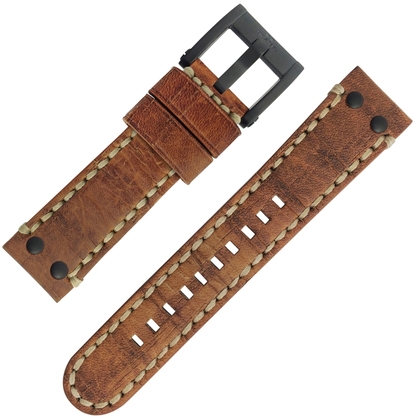 TW Steel Universelles Uhrenarmband Vintage Leder Camel