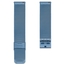Milanaise Mesh Uhrenarmband 0.6 Fein Gewebter Stahl Blau