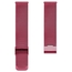 Milanaise Mesh Uhrenarmband 0.6 Fein Gewebter Stahl Weinrot