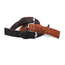 Hirsch Sueda Assolutamente Uhrenarmband Krokodil-Wildleder Dunkelbraun