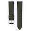 Hirsch Arne Performance Uhrenarmband Grünes Leder / Brauner Kautschuk