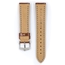 Hirsch Capitano Louisiana Alligator Uhrenarmband 100m WR Halb-Matt Goldbraun