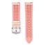 Hirsch Lindsey Performance Uhrenarmband Leder Rosa / Kautschuk Aprikose