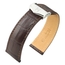 Uhrenarmband für Cartier Tank mit Faltschliesse - Hirsch Savoir Louisiana Alligator Dunkelbraun