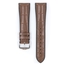 Hirsch Ian Performance Uhrenarmband Taupe Louisiana Alligator Leder / Kautschuk Schwarz