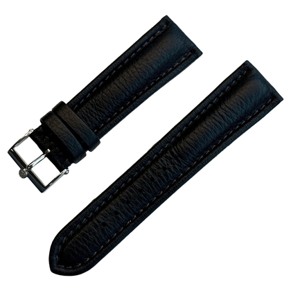 Original Chronoswiss Uhrenarmband Waterproof Kalbsleder Schwarz 22mm