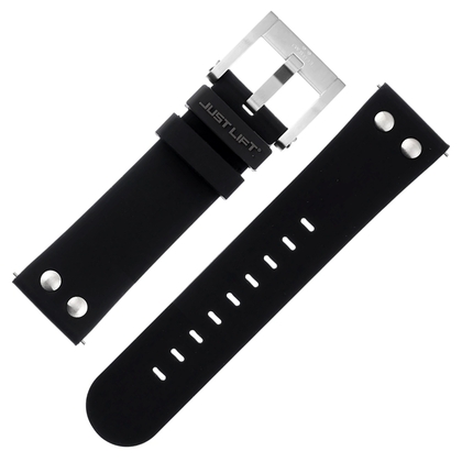 TW Steel Uhrenarmband TW985 Simeon Panda Gummi Schwarz 24mm
