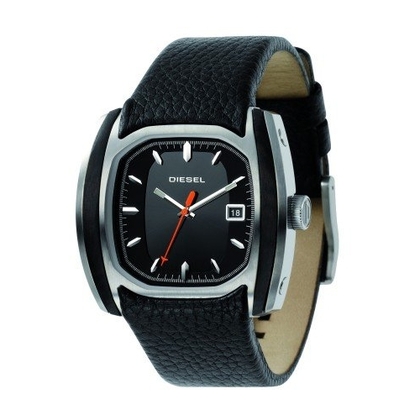 Diesel DZ1106 Uhrenarmband Leder Schwarz