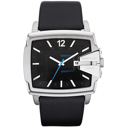 Diesel DZ1495 Uhrenarmband Leder Schwarz
