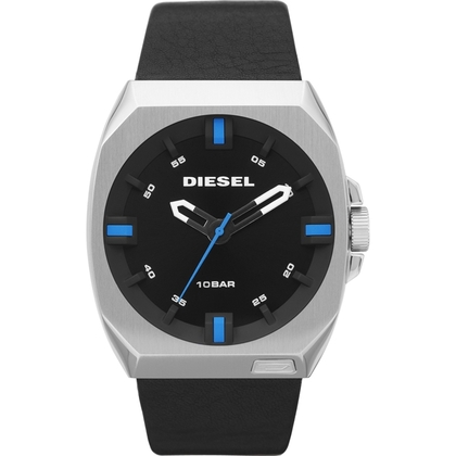 Diesel DZ1545 Uhrenarmband Leder Schwarz