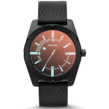 Diesel DZ1632 Uhrenarmband Leder Schwarz