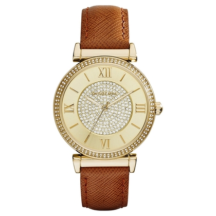 Michael Kors MK2375 Uhrenarmband Leder Braun