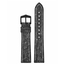 Hirsch Stone Performance Uhrenarmband Schiefer / Kautschuk - Schwarz